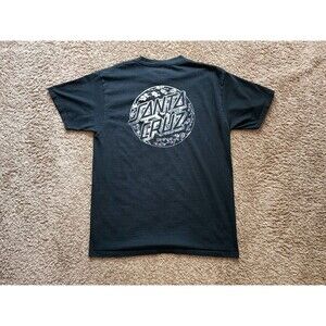 Santa Cruz T-Shirt Men's Medium Black Short Sleeve
